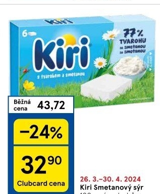 Sýr tavený Kiri