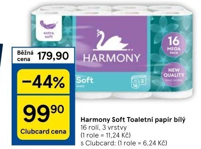 Toaletní papír 3vrstvý Harmony