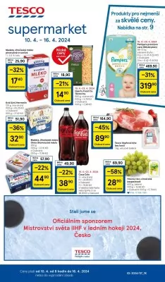 akční leták Tesco 10.4.2024-16.4.2024