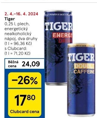 Energetický nápoj Tiger