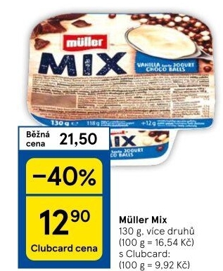 Jogurt Müller Mix