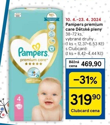 Pleny dětské Pampers Premium Care
