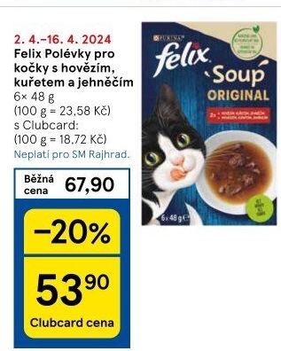 Polévka pro kočky Felix Purina