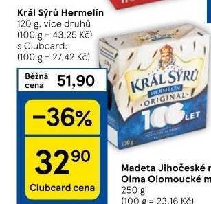Sýr Hermelín Král sýrů