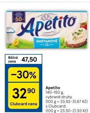 Sýr tavený Apetito