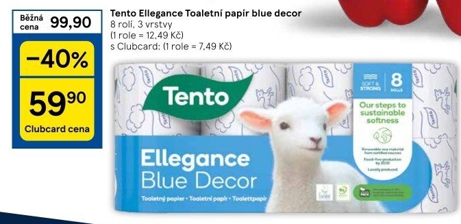 Toaletní papír 3vrstvý Tento