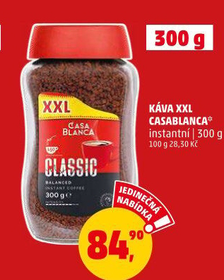 Instantní káva Classic Casablanca