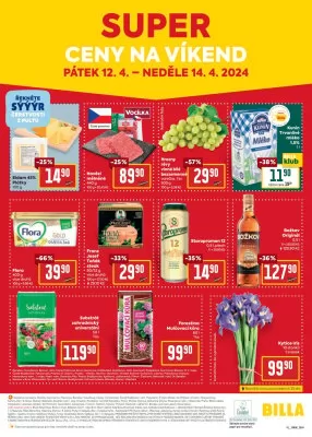akční leták BILLA 10.4.2024-16.4.2024