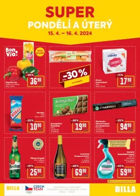 akční leták BILLA 10.4.2024-16.4.2024