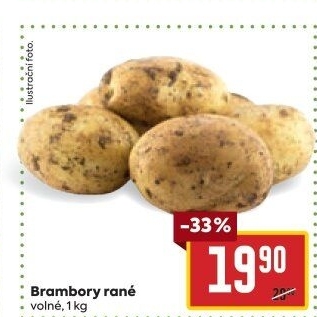Brambory konzumní rané