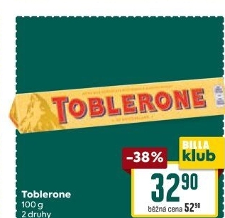 Čokoláda Toblerone