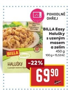 Halušky s uzeným masem a kysaným zelím Easy Billa