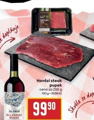 Hovězí pupek flank steak
