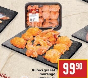 Kuřecí grilovací set Marengo Vodňanské Kuře