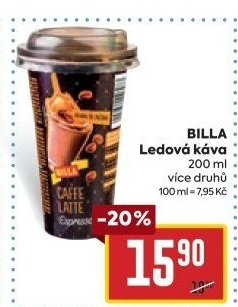 Ledová káva Billa