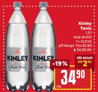 Limonáda Tonic Kinley