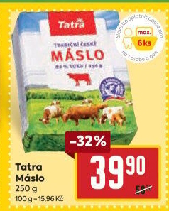 Máslo Tatra