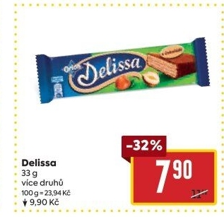 Oplatky celomáčené Delissa Orion