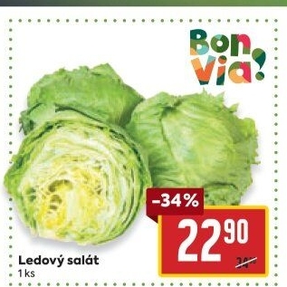 Salát ledový Billa Bonvia