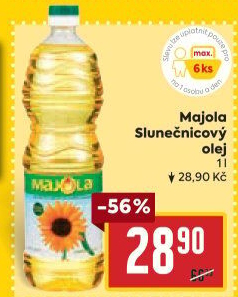 Slunečnicový olej Majola