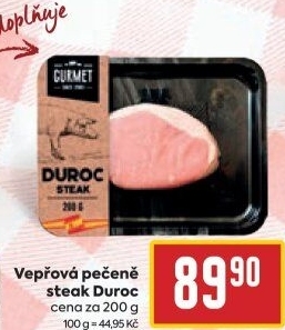 Steak vepřová pečeně Gurmet