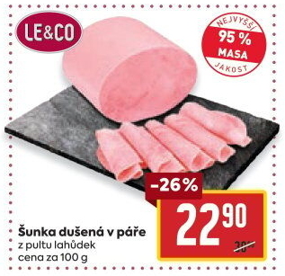 Šunka dušená nejvyšší jakosti LE&amp