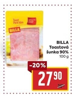 Šunka toastová Billa