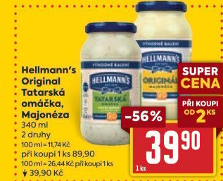 Tatarská omáčka Hellmann'