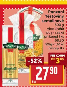 Těstoviny Panzani