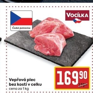Vepřová plec bez kosti Vocílka