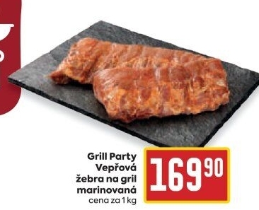 Vepřová žebra marinovaná na gril Grill Party