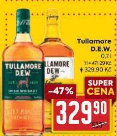 Whiskey irská Tullamore Dew