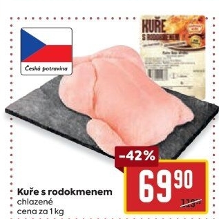 Kuře s rodokmenem Vodňanské kuře