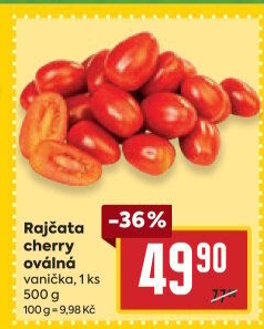 Rajčata cherry oválná