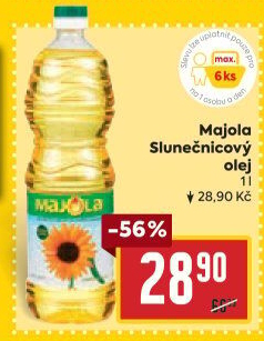 Slunečnicový olej Majola
