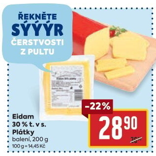Sýr Eidam 30%
