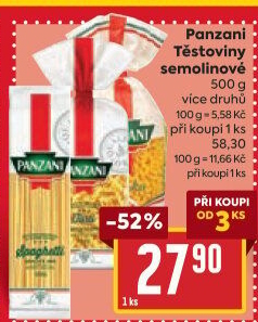 Těstoviny Panzani
