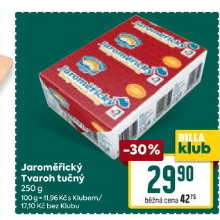 Tvaroh tučný Jaroměřický