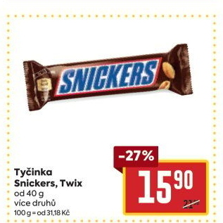 Tyčinka Snickers