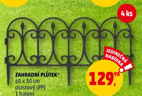 Plastová plotovka
