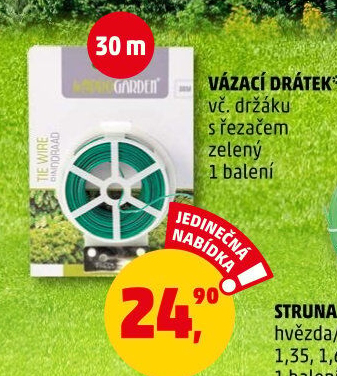 Vázací drát zahradní