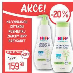 Bublinková koupel dětská Babysanft HiPP