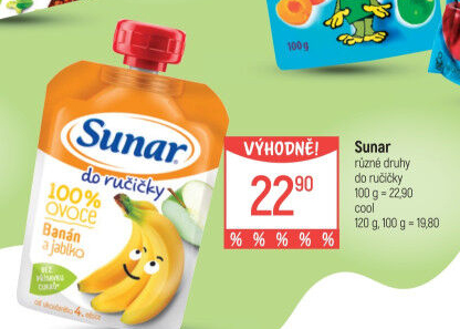 Kapsička do ručičky Ovocný příkrm Sunar