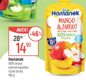 Kapsička ovocná Hamánek