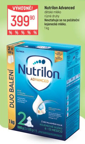 Kojenecká výživa Nutrilon Advanced