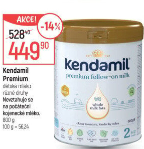 Kojenecká výživa Premium HMO+ Kendamil