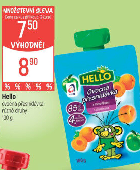 Ovocná kapsička Hello