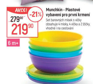 Plastové nádobí dětské Munchkin