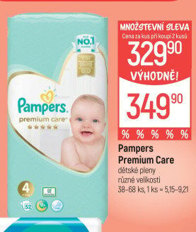 Pleny dětské Pampers Premium Care