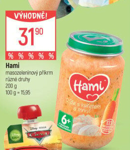 Příkrm masozeleninový Hami